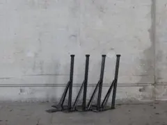 2セット(脚4本) DIY アイアン テーブル脚セット（ネジ無し）