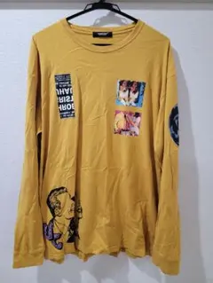 UNDERCOVER コラージュ ロング Tシャツ メンズ マスタード 4のサムネイル