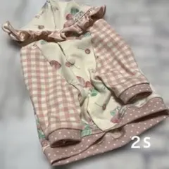 犬服ハンドメイド　２Sフードブルゾン