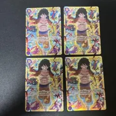 ワンピースカード モンキー・D・ルフィ 4枚セット　sec シークレット