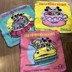 M*t様 ディズニーランド　レトロ　タオルハンカチ　セット