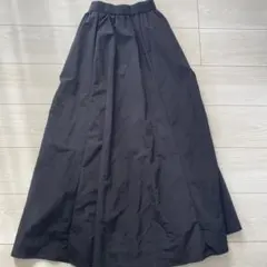 COMME CA ISM ブラック フレアスカート サイズ9のサムネイル
