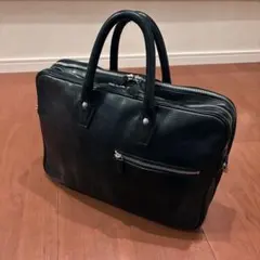 万双　シモーネBOX ダブル天ファスナー エイジングの妙 ：シモーネダブル天ファスナー(5年程度使用) | 装い
