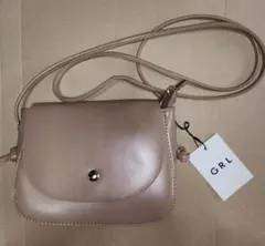 【新品未使用】GRL グレイル ショルダーバッグ ベージュ タグ付 ポシェット