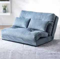 ​【極美品】3way 折りたたみ ソファベッド コーデュロイ クッション付のサムネイル