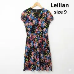 新品未使用　Leilian レリアン 花柄 ノースリーブワンピース 9号 メルカリ