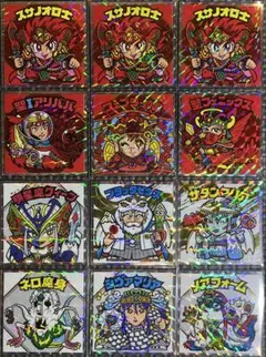 39th 紅白ビックリマンシール12枚セット【美品】