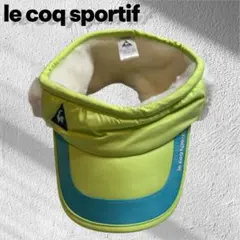 ファー サンバイザー ルコック スポルティフ ゴルフ レディース 刺繍 帽子