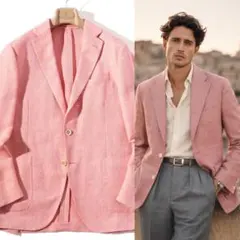 LARDINI ラルディーニ テーラード ジャケット ヘリンボーン 50 XL