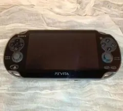 【動作未確認】PS VITA PCH-1100 クリスタルブラック