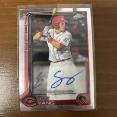 topps chrome 2025年 エリック・ヤン 直筆サインカード RC