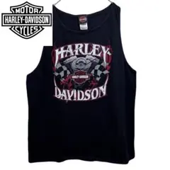 Harley-Davidson タンクトップtシャツ 黒 ハーレーダビッドソンのサムネイル