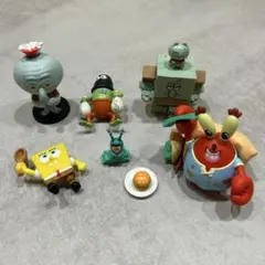 スポンジボブ クリアフィギュア ブルー - メルカリ