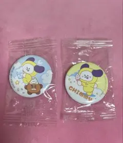 BTS BT21 CHIMMY 缶バッジ 2個セット 公式