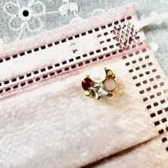 マスクピアス⭐︎キラキラビジュー　ピンク