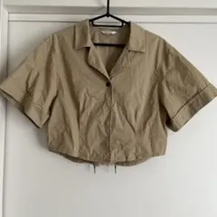 MOUSSY 半袖シャツ ベージュ