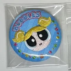 パワーパフガールズ　刺繍缶バッチビスケット
