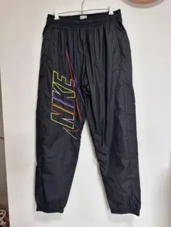 新品未使用 NIKE ナイキ ナイロンパンツ M ブラック ロゴ スポーツウェア