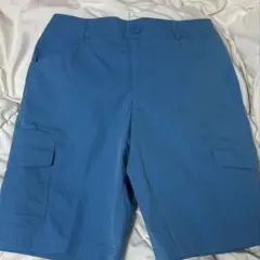 【BURBERRY GOLF】ハーフパンツ 青　M