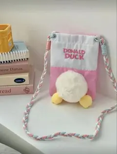 ドナルドダック ポーチ ピンク