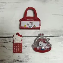 ハローキティ なつかしアイテムミニチュアコレクション 3点セット
