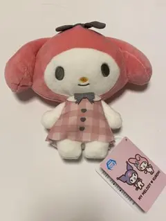 マイメロディ♡クロミチェックワンピース がま口ポーチ