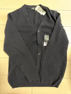 UNIQLO プレミアムラム Vネックカーディガン XL ネイビー