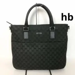 GUCCI グッチ GGキャンバス ハンドバッグ ブラック レディース ブランド