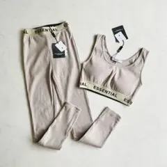 DOUBLE STANDARD CLOTHING ブラ&レギンス ヨガ セット 2026年最新】DOUBLE STANDARD CLOTHING トレーニング・エクササイズの