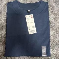 UNIQLO　ユニクロ　エアリズムコットンT　ネイビー　Mサイズ