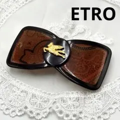 ETRO エトロ バレッタ ブラウンのサムネイル