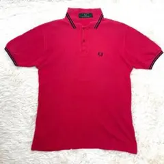 フレッドペリー　ポロシャツ　ゴルフウェア　赤色　ビッグサイズ　Lサイズのサムネイル