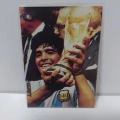 ディエゴ・マラドーナ　トレカ　カード　アルゼンチン代表　1998　ナポリ　ボカ