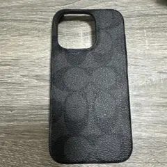 COACH iPhoneケース ブラック シグネチャー柄のサムネイル