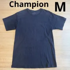 チャンピオン トップス メンズ 半袖Tシャツ ロゴT ブラック シンプル M