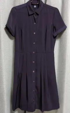 TOMMY HILFIGER 半袖シャツワンピース ネイビー サイズ2