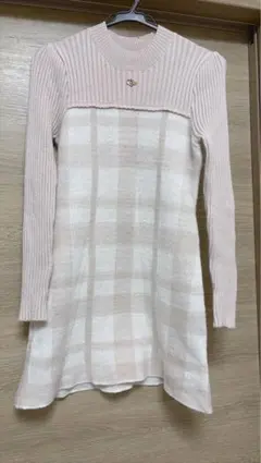 アンミール AnMILLE ニットワンピース ピンク