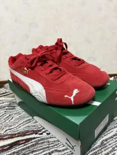 スピードキャット赤24センチ puma speedcat プーマスピードキャット赤24.5