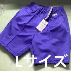 体操服　ハーフパンツ　ニット　スクールユニ　パープル　Lサイズ　3