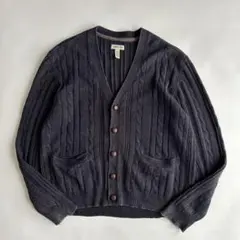 00s〜/ST JOHN'S BAY/コットンカーディガン/くるみボタン