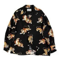 3897M【タグ付き・美品】ワコマリア☆ 虎/タイガー 半袖 アロハシャツ 