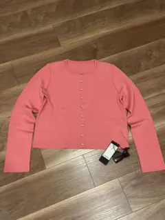 24AW✨フォクシー カーディガン BRIOCHE ブリオッシュ ピンク 38