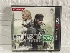 【3DS】メタルギアソリッド 3Dスネークイーター・KONAMI/ニンテンドー