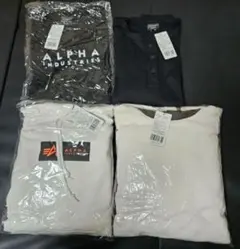 ALPHA 未使用 Tシャツ、パーカー M,Lサイズ 4着セット