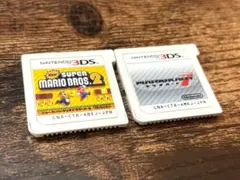 3DS New スーパーマリオブラザーズ2 マリオカート7 2点セット