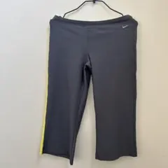 Nike DRI-FIT ジャージパンツ Lサイズ グレー/イエロー