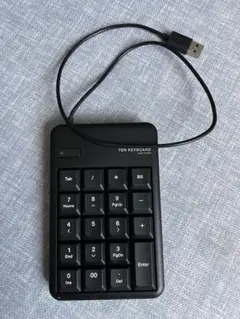 ELECOM USB テンキー 黒