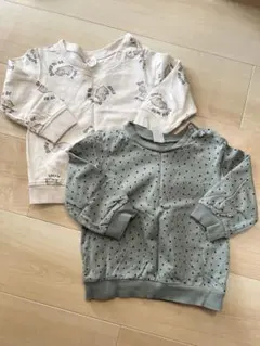 H&M エイチアンドエム　トレーナー　86cm 12-18M 2枚セット