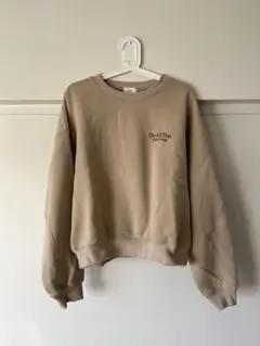 クレドナ　刺繍ロゴスウェット