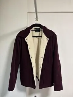 Champion フリースライニングジャケット バーガンディ